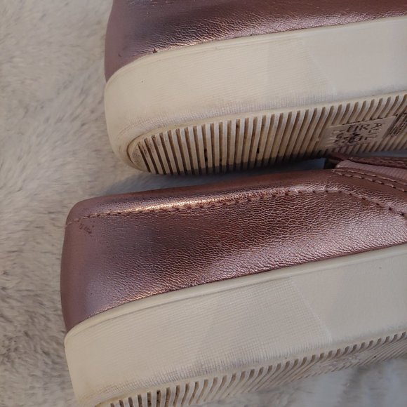 Naturalizer pale pink metallic leather slipon loafer size 7 - Picture 8 of 14